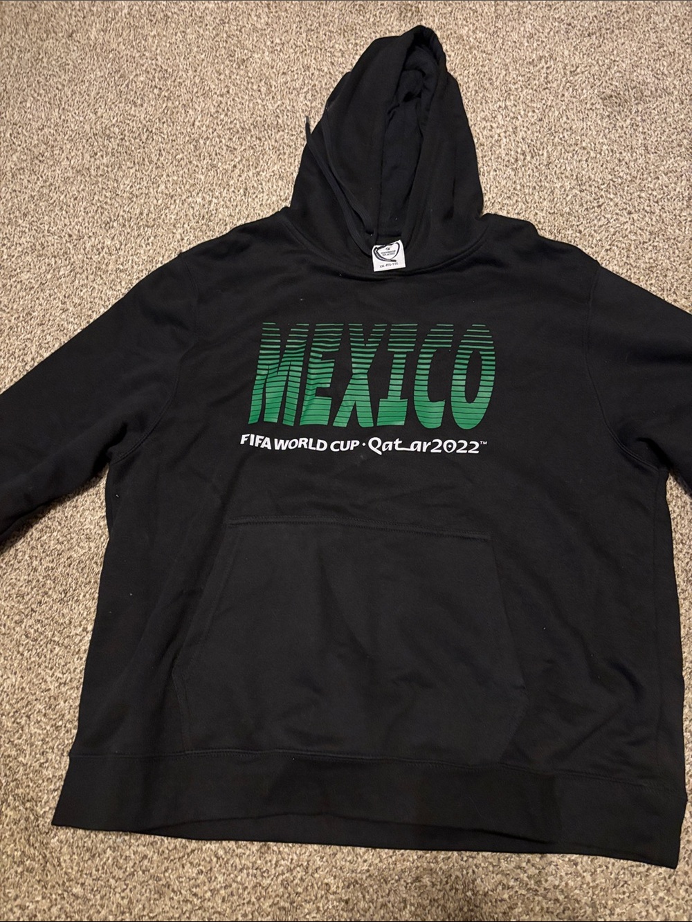 Mexico FIFA World Cup 2022 Black Hoodie